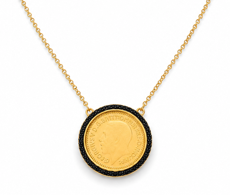 Lira Necklace - Black